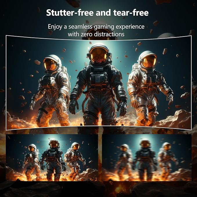 Z-Edge 27 inch Curved Gaming Monitor, FHD 1080P 240Hz 280Hz Curved 1500R - Image 5