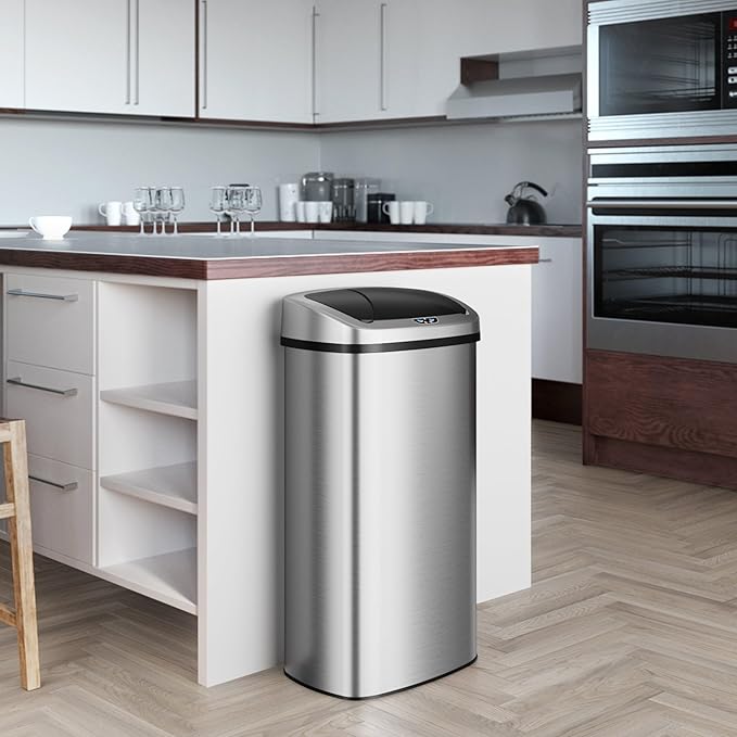 iTouchless 91 Liter / 24 Gallon Sensor 2.0 Kitchen Trash Can - Image 2