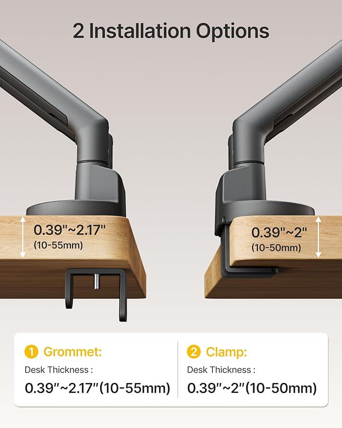 monTEK Dual Monitor Stand Mount - Image 5