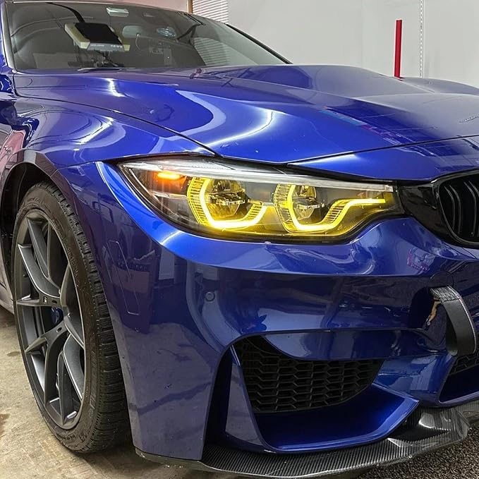 SOCAL-LED LIGHTING Yellow Angel Eye Daytime Running Light DRL Adaptive - Image 7