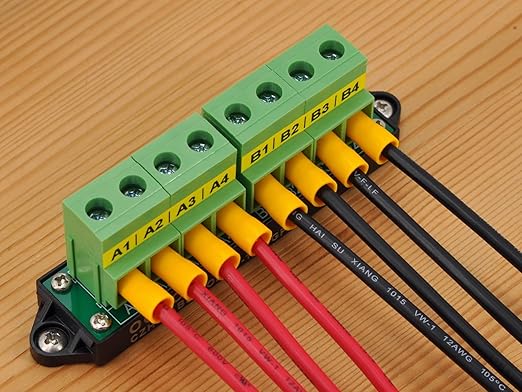 52Amp 600V 2x4 Position Terminal Block Distribution Module. OONO D-1664GP - Image 6