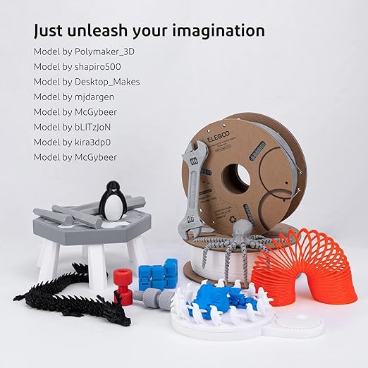 ELEGOO PLA Filament 1.75mm Sea Green 1KG, 3D Printer Filament Dimensional - Image 6