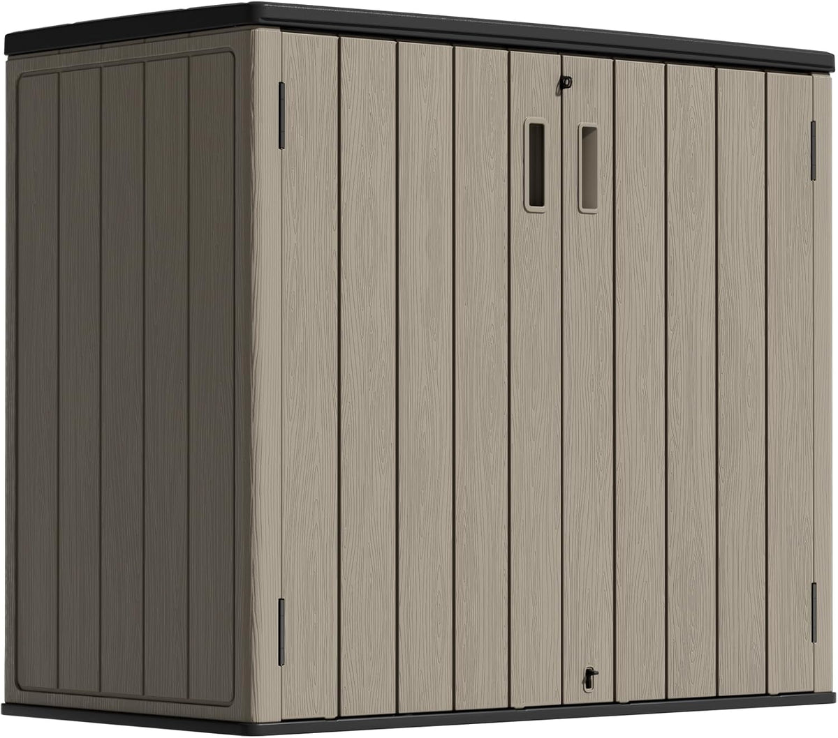 zzm 37 cu.ft outdoor storage shed double-wall hdpe, main product view