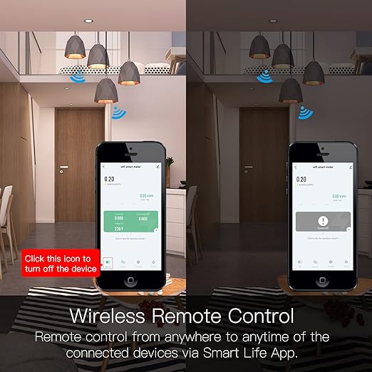 WiFi Smart Energy Monitor Switch Meter, Compatible - Image 7
