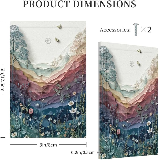 Bvtewkhz Wildflowers Rustic Flowers Floral Plants No Device Single Blank Wall - Image 4