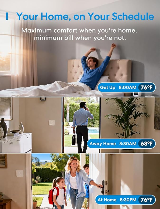 meross Smart Thermostat for Home, WiFi Thermostat Works - Image 6