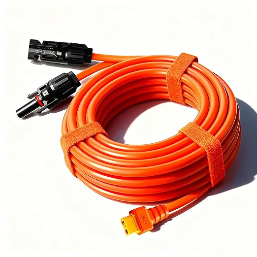 iHaospace XT60 to Solar Connector Cable 25FT/10FT/16.4FT 12AWG, XT60 Extension by iHaospace