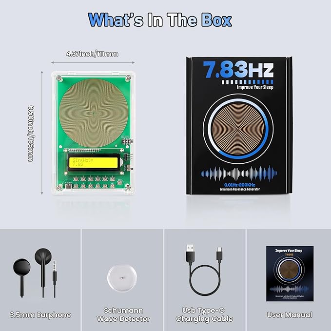 Adjustable Frequency Generator for Healing, 7.83Hz Schumann Resonance Generator - Image 6