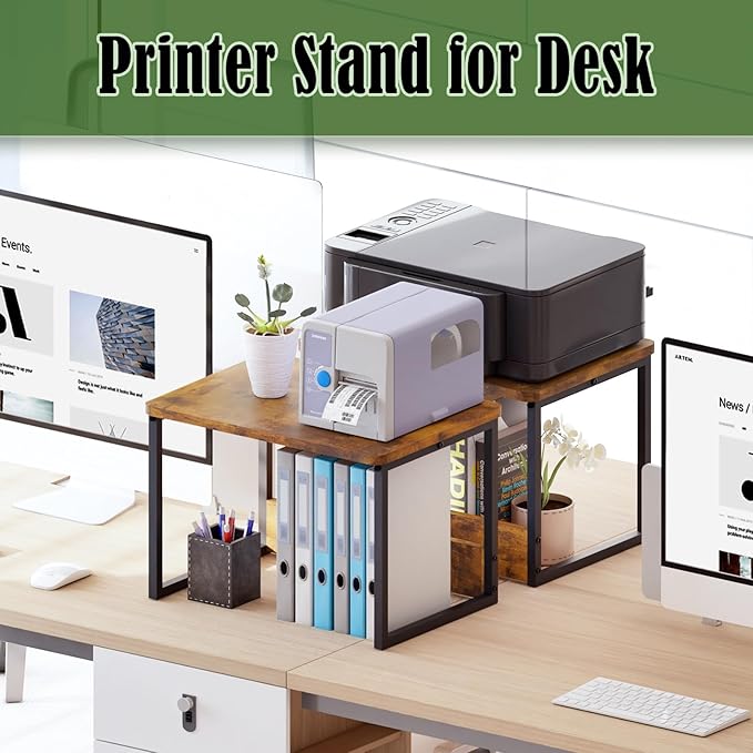 MARTY Desktop Printer Stand 2 Pack Printer Stand - Image 3