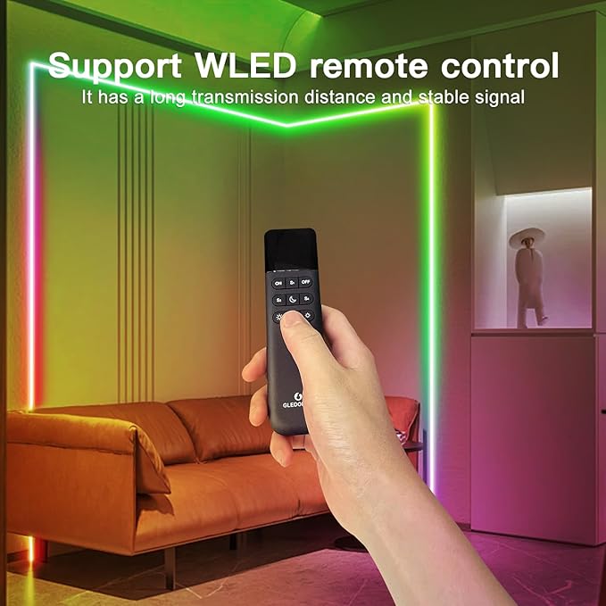 ESP32 WLED RGB IC LED Strip Controller 4 Channel Outputs 15A Fuse Mic Sound - Image 6