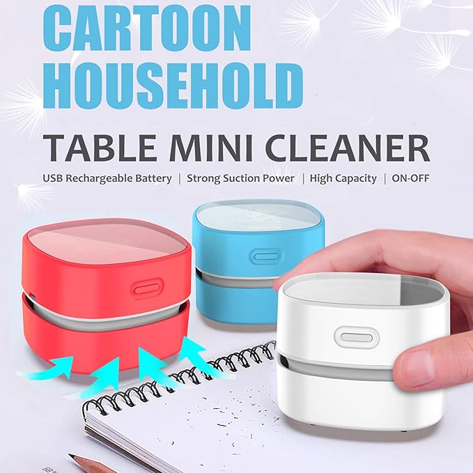 ODISTAR Desktop Vacuum Cleaner, Mini Table dust Sweeper Energy Saving, High - Image 4