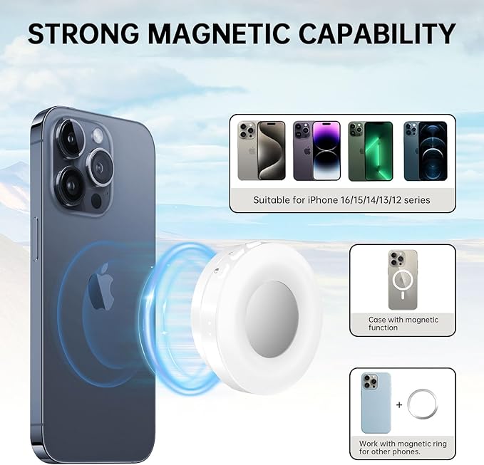 Selfie Light, Selfie Light for iPhone, Portable Phone Ring Light for Video - Image 3