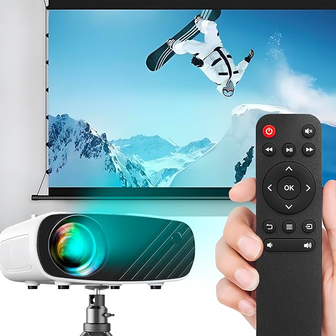 HODSEUKIN Replacement Remote for Mini Projector, Compatible - Image 5