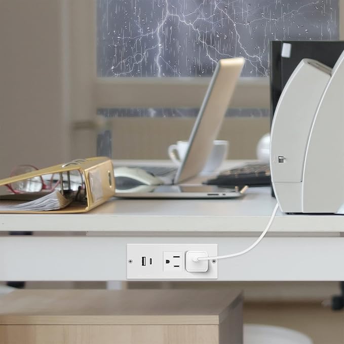 Conference Recessed Power Strip USB C PD 20W Fast Charging, Furniture Recessed - Image 6