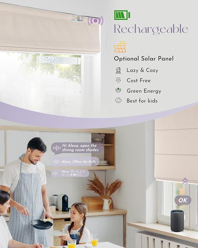 Graywind Smart Roman Shades Compatible - Image 3