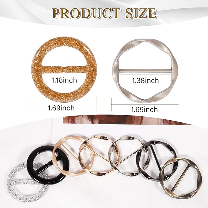 T-Shirt Clips 9 PCS, Clothes Corner Knotted Button, Fashion Alloy Pearl - Image 6