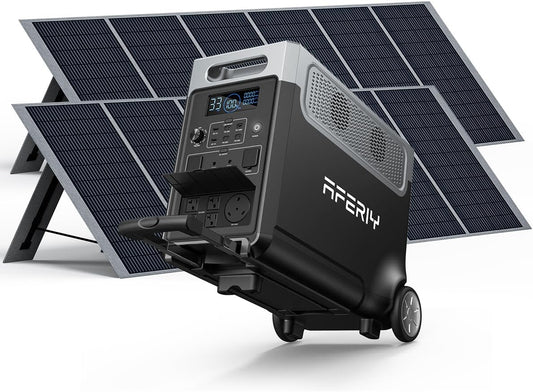 AFERIY Solar Generator 3840Wh Portable Power Station by AFERIY