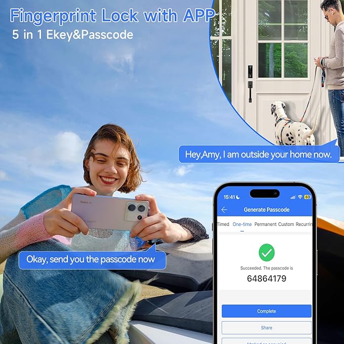 BEBASIA Heavy Duty Fingerprint Smart Door Lock - Image 6