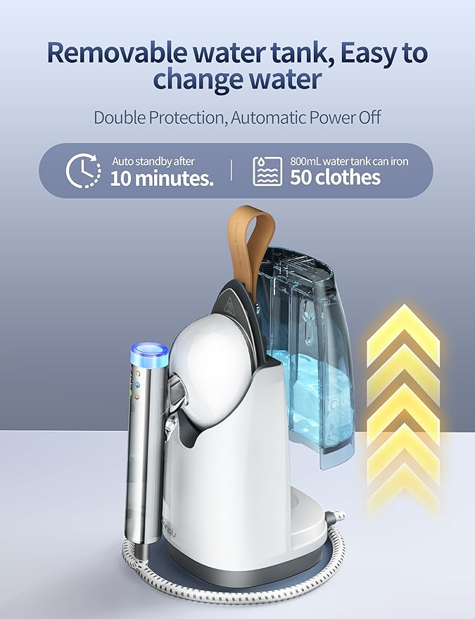 Sundu 1500W Professional Garment Steamer, 2-in-1 Vertical & Handheld - Image 7
