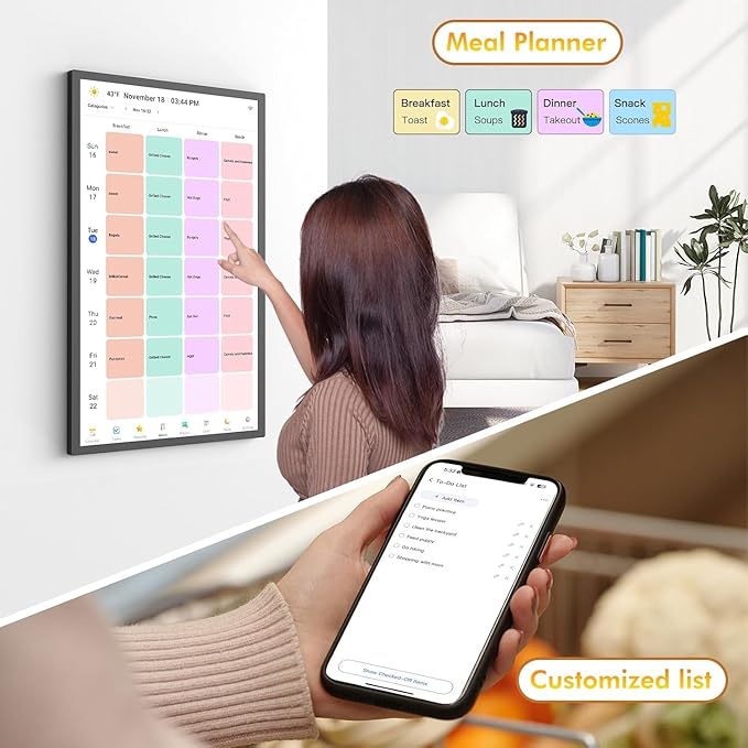 24" Digital Calendar Chore-Chart for-Family-Schedule - Image 6