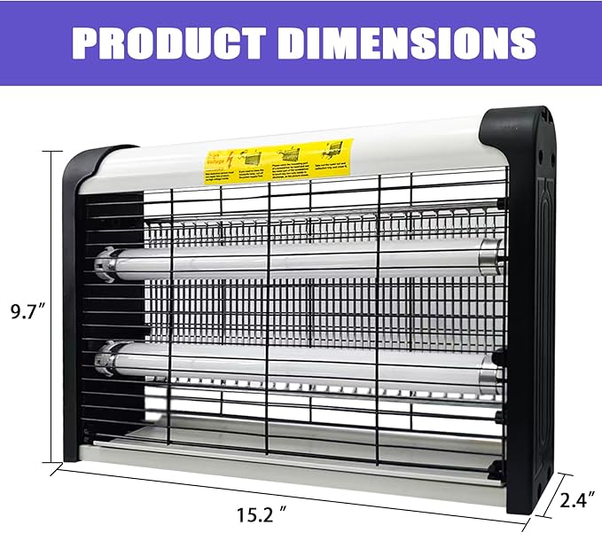 20W Electric Indoor Bug Zapper, Mosquito Trap - Image 5