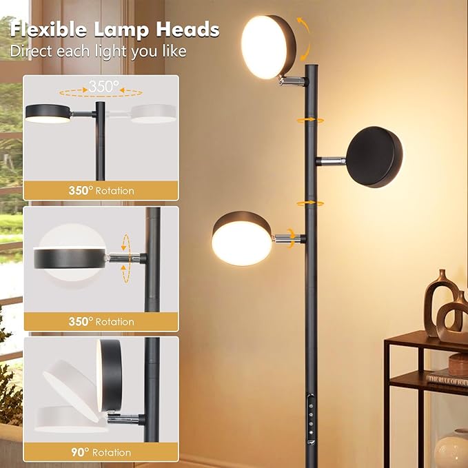 Benaep Tree Floor Lamp for Living Room - Image 4