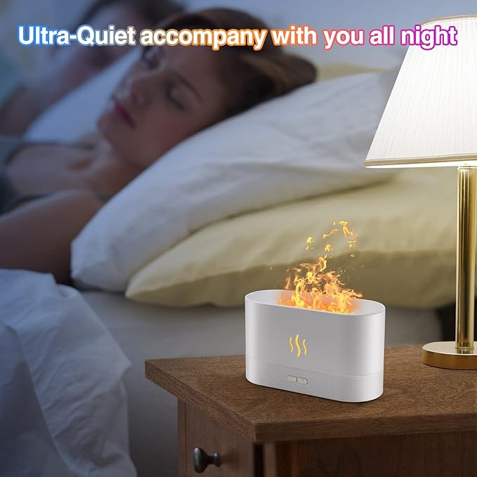 Colorful Flame Air Aroma Diffuser Humidifier, Upgraded 7 Flame Color Noiseless - Image 6