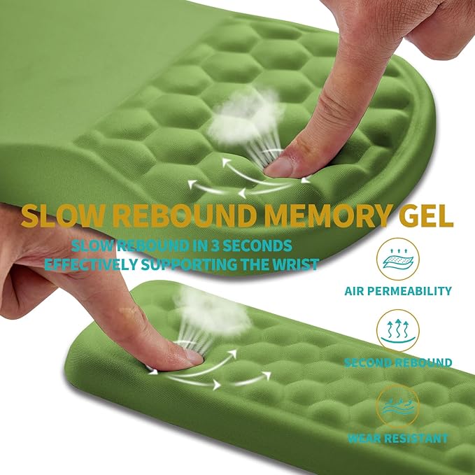 Hokafenle 2 in 1 Ergonomic Mouse Pad Wrist Support & Wrist Rest - Image 3