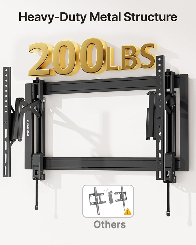 monTEK Heavy Duty Tilting TV Wall Mount Barckt - Image 3