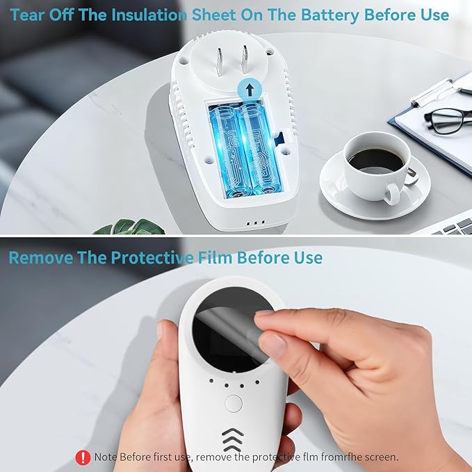 5-in-1 Carbon Monoxide Detectors, Combustible Gas Detector, Plug-in & Built-in - Image 8