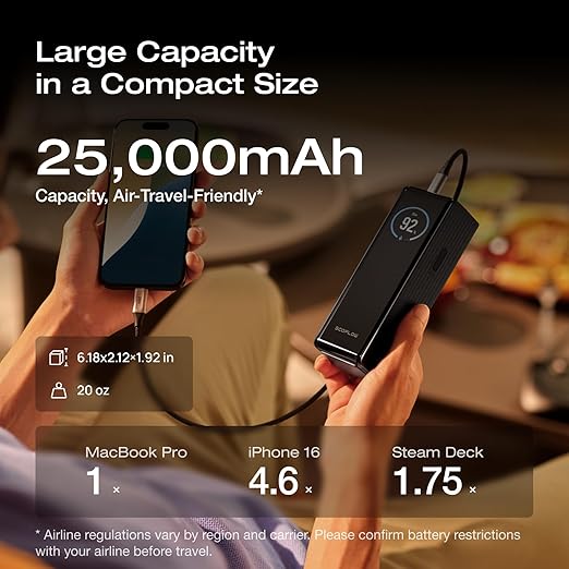 EF ECOFLOW Rapid Power Bank 25, 170W Portable Charger - Image 5