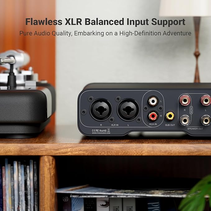 Fosi Audio ZA3 Balanced Stereo Amplifier Home Audio Component Mini 2 Channel - Image 3