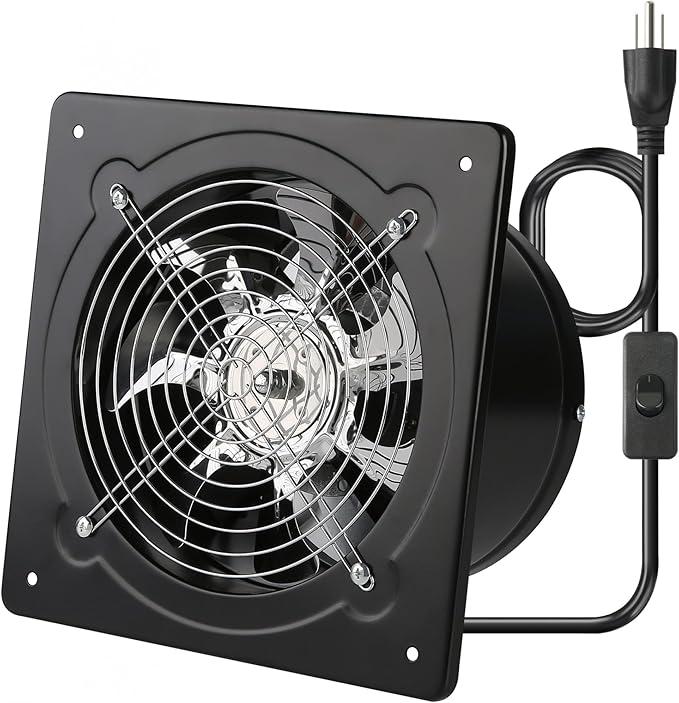 Aydomer 8 Inch Exhaust Fan Metal Ventilation Fan by Aydomer