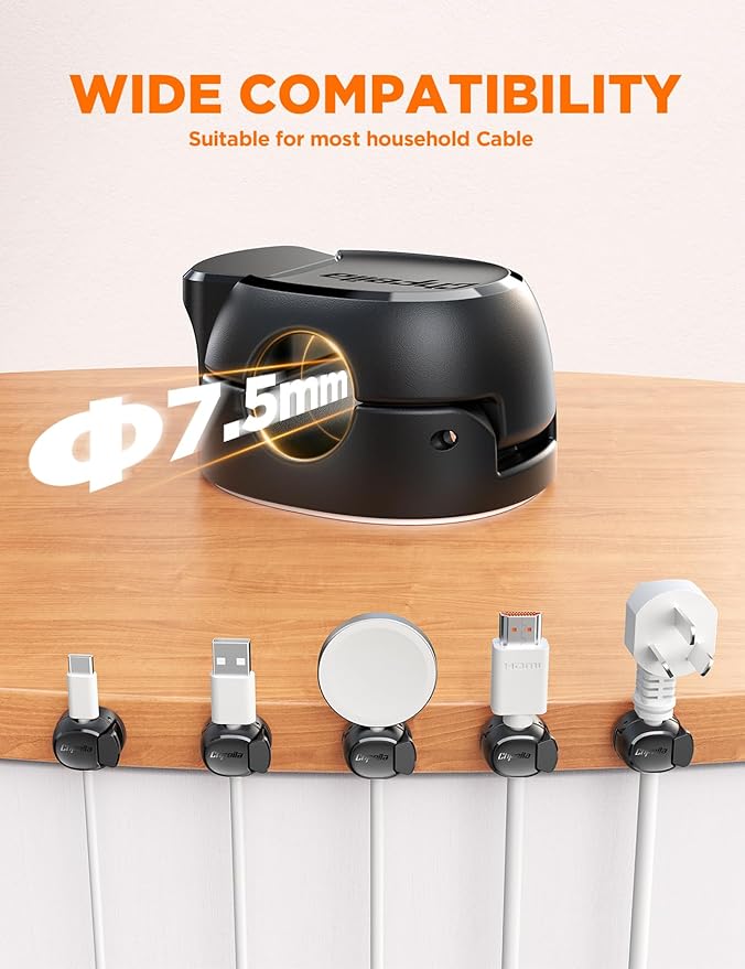 8Pack Cord Organizer Cable Clips - Image 6
