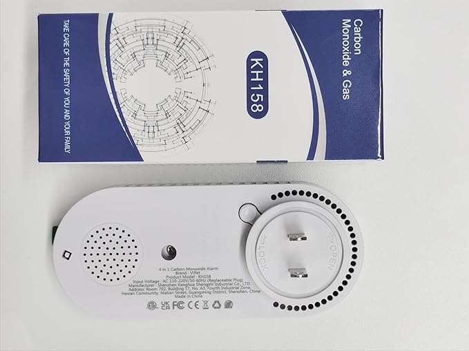 Vilfet Carbon Monoxide Detectors & Natural Gas Detector, 4-in-1 Carbon Monoxide - Image 6