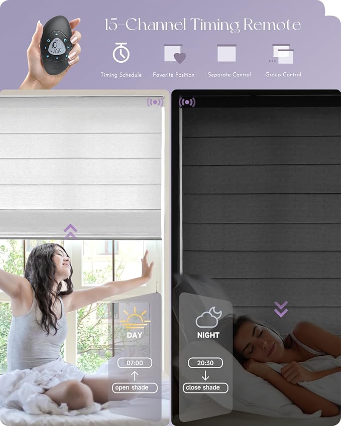 Graywind Smart Roman Shades Compatible - Image 4
