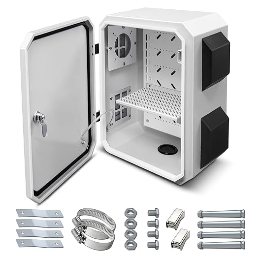 Outdoor Electrical Box, Cold-Rolled Steel Plate, Aluminum Alloy Back Beam by Namunanee