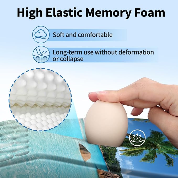 YIWEI Ergonomic Mouse Pad with Wrist Rest - Image 2