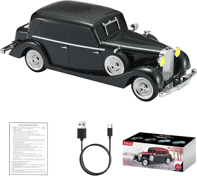 WS-1934 Retro Classic Car Bluetooth Replica Speaker – Wireless HD Sound by WSTER