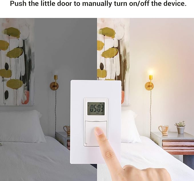 DEWENWILS Indoor in Wall Timer Switch - Image 5