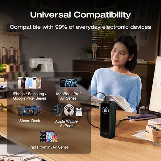 EF ECOFLOW Rapid Power Bank 25, 170W Portable Charger - Image 7