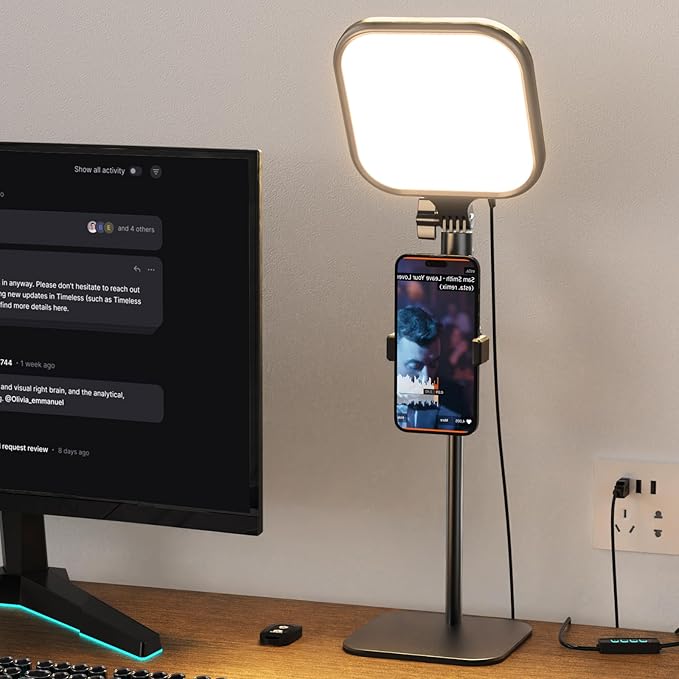 UBeesize Zoom Lighting for Computer, Video Conference Lighting for Video Calls by UBeesize