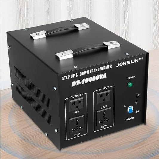 8000W/10000W Voltage Converter Transformer Step Up/Down 110V/220V Heavy Duty by Pinelicorn