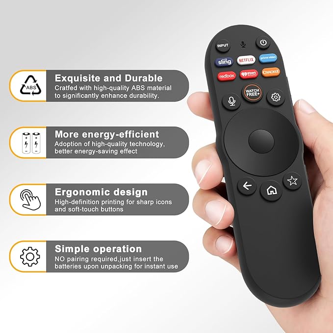 Voice Remote Control for Vizio Smart TV Remote, XRT270 Bluetooth Voice Remote - Image 6