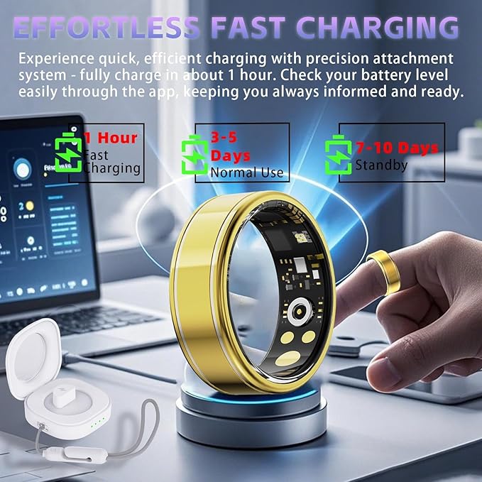 Smart Ring Health Tracker, Fitness Tracker Ring - Image 6