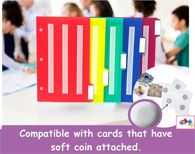 5 Small Color Dividers/Tabs Set Perfect to Keep Your Loose Photo/Picture Symbol - Image 7