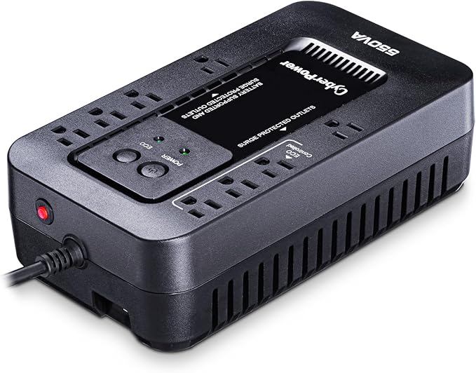 CyberPower EC550G Ecologic UPS Battery Backup and Surge Protector, 550VA/330W - Image 8