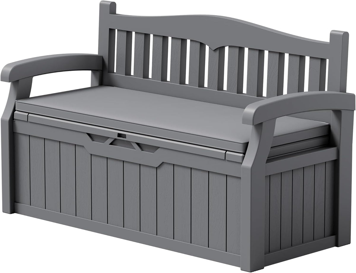 devoko 80 gallon storage bench with cushion, deck, main product view