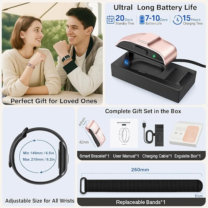 SEEKZERO Sleep Tracker, Activity & Fitness Trackers | Health Smart Bracelet - Image 2
