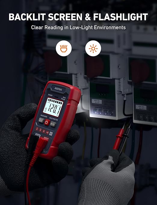 AstroAI Multimeter Tester 4000 Counts, Smart Measuring Mode, Auto-Ranging - Image 5